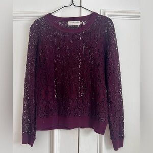 Rosemunde Purple Lace Sweater